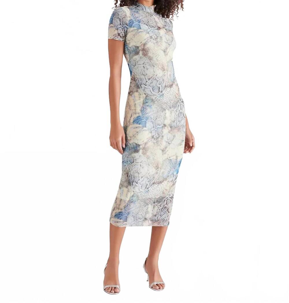 NEW STEVE MADDEN viv midi dress in multi
